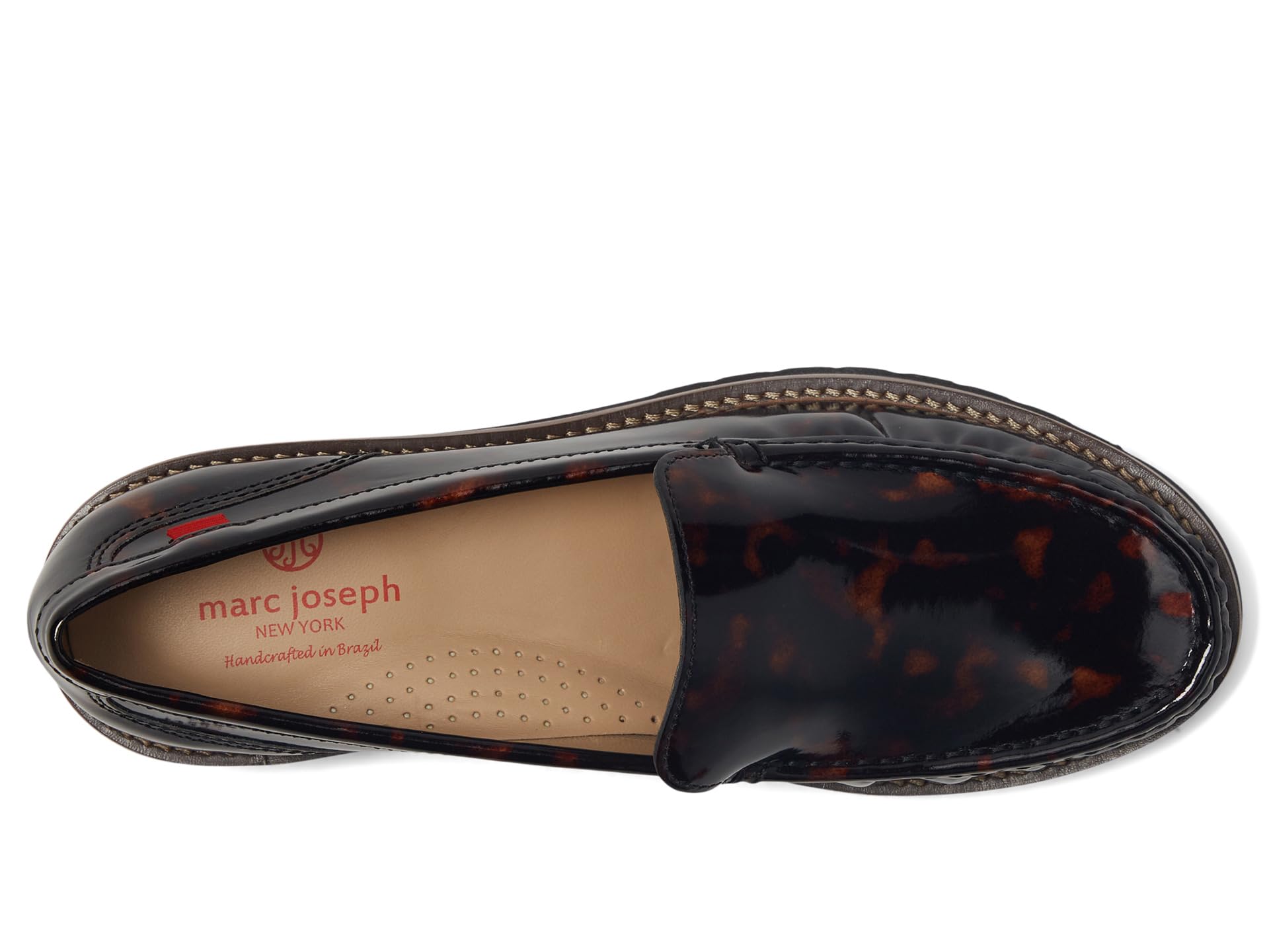 Лоферы Marc Joseph New York Stanton Rd, Tortoise Patent — фото 2