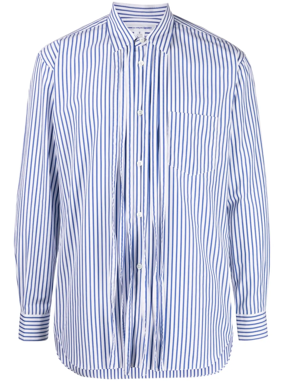 

Рубашка в полоску Comme Des Garçons Shirt, синий