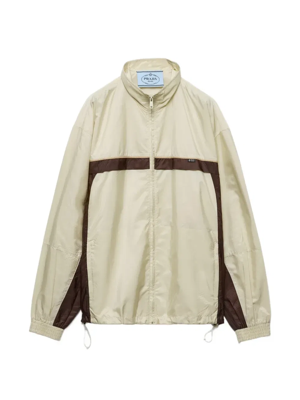 Легкая куртка из Re-Nylon Prada, бежевый