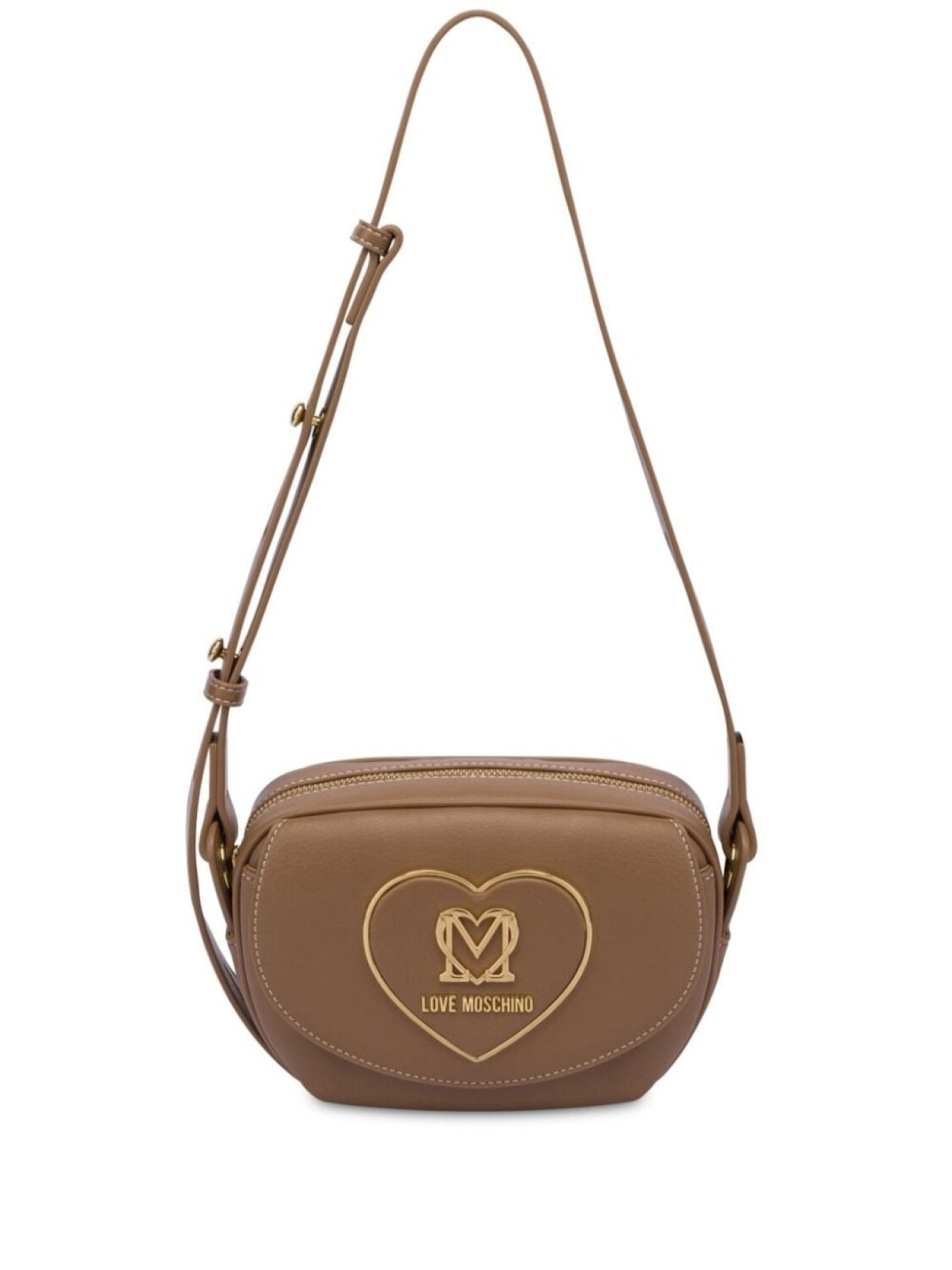 

Love Moschino сумка через плечо с логотипом, коричневый