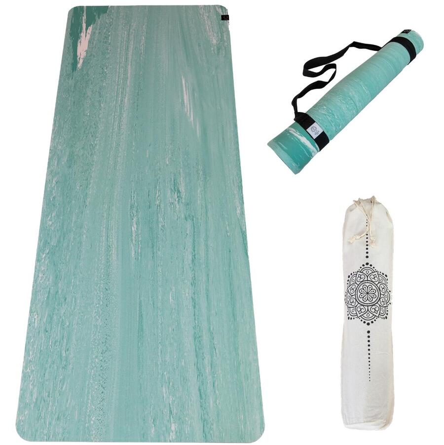 

DIVASYA Коврик для йоги из 100% натурального каучука: нескользящий и экологичный, серия PURE