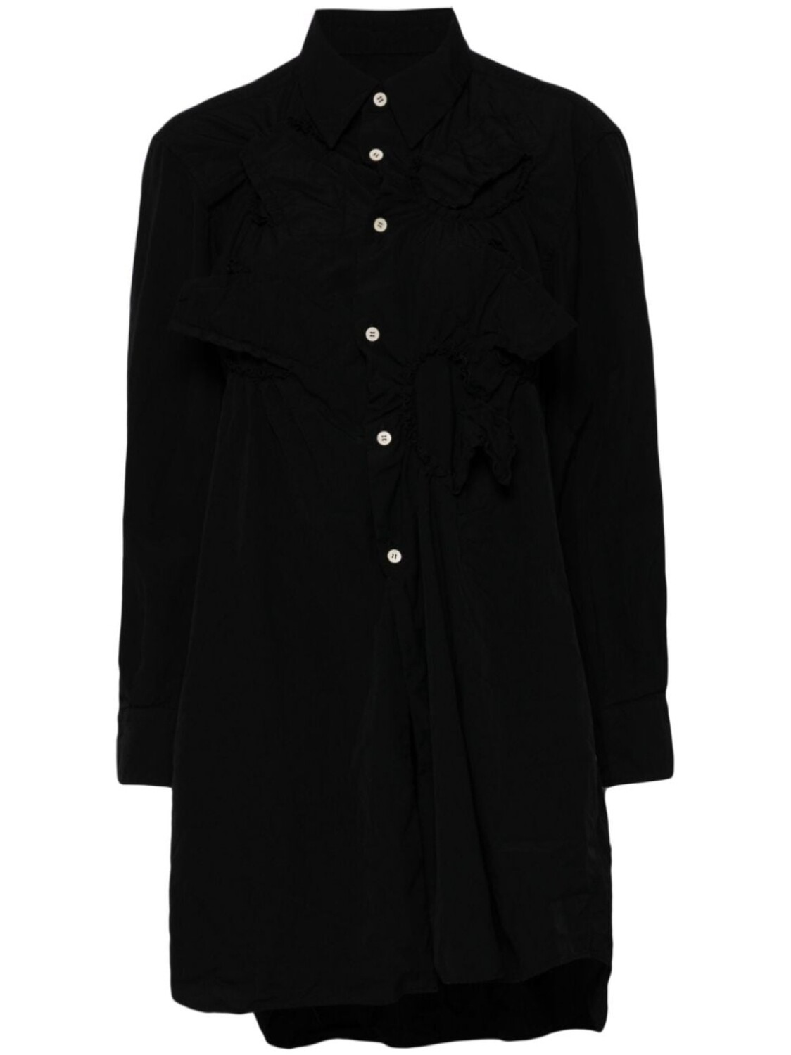 

Comme Des Garçons longline button-up shirt, черный