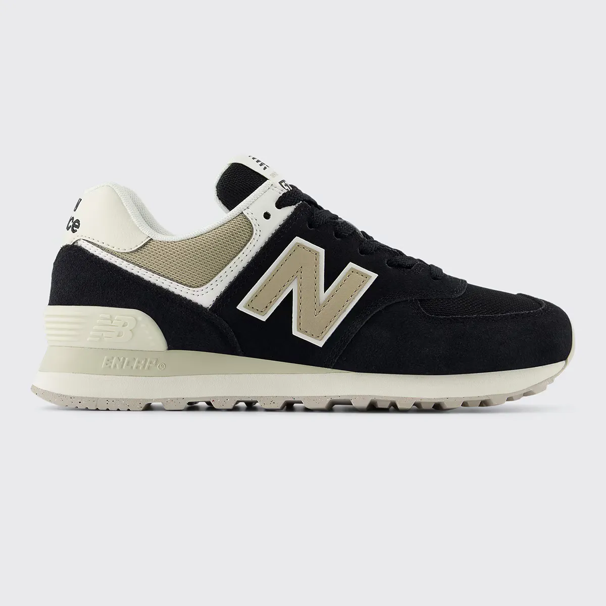 

Женская повседневная обувь 574 New Balance, черный/бежевый