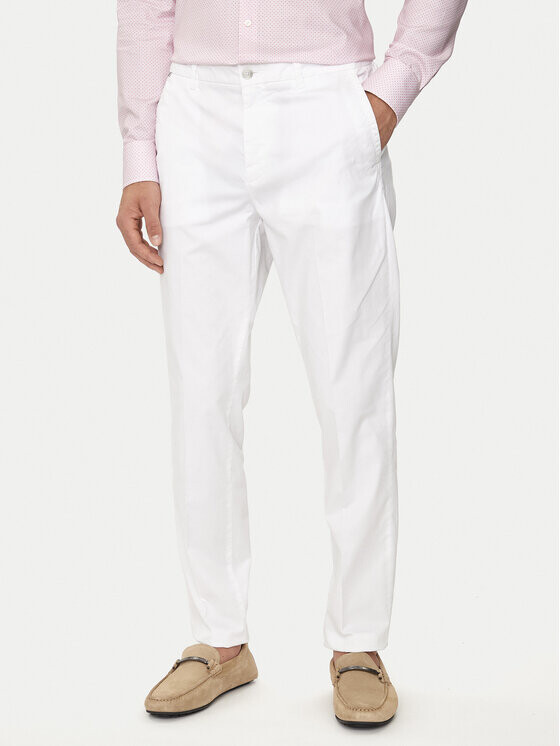 

Брюки-Чиносы slim fit Boss, белый