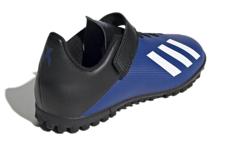 X 19.4 Детские футбольные бутсы Детские низкие синие/черные Adidas — фото 4