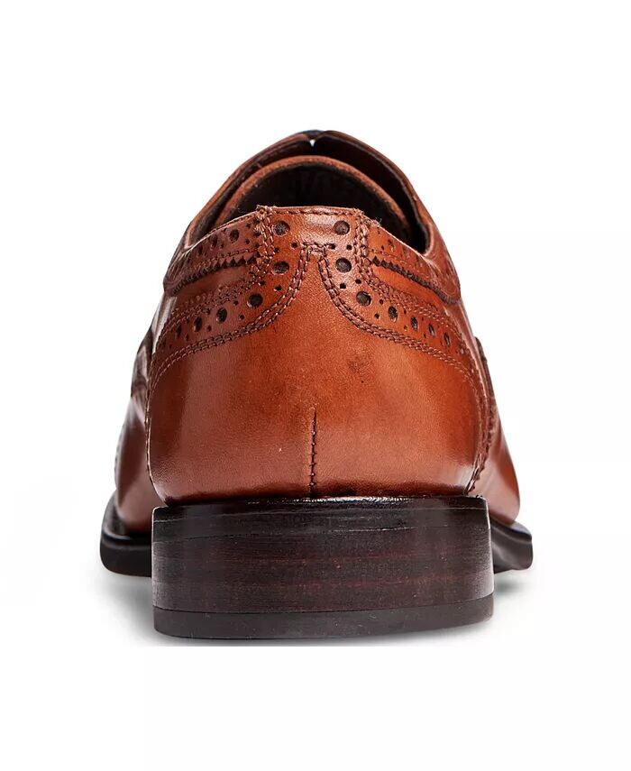 Мужские туфли Ford Quarter Brogue Oxford на резиновой подошве со шнуровкой Anthony Veer, коричневый — фото 3