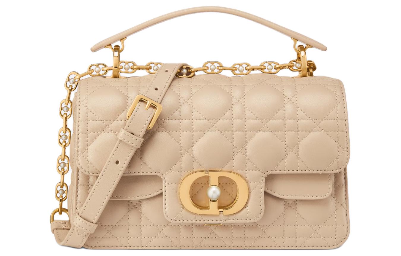 

Сумка через плечо из коровьей кожи, маленькая, женская, rouge beige DIOR