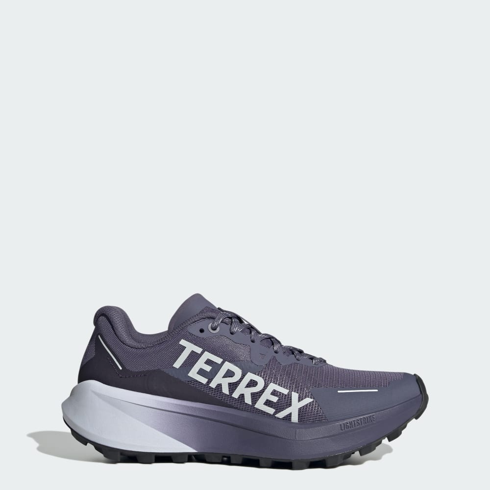 Кроссовки Adidas Terrex Agravic 3 Trail Running Shoes, цвет Preloved Violet/Grey One/Powder Plum
