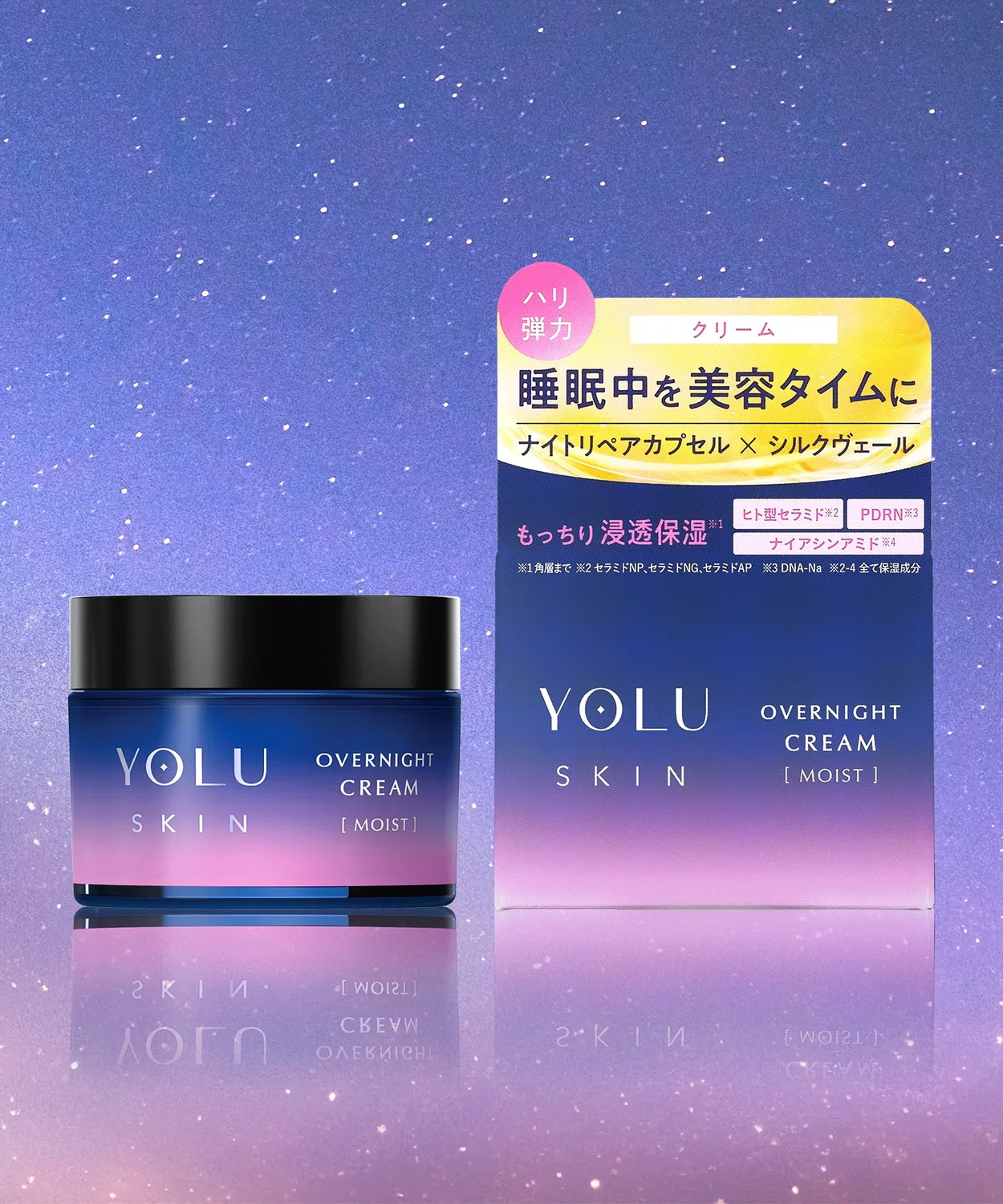 Ночной крем YOLU SKIN овернайт увлажняющий