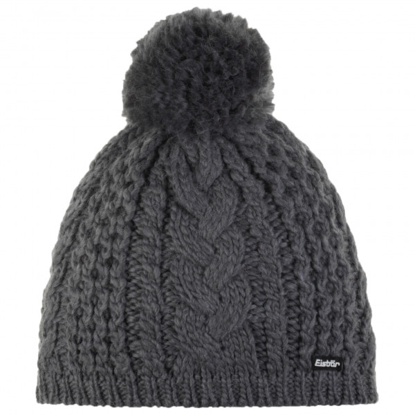 

Шапка с помпоном Афра Eisbär, Anthracite