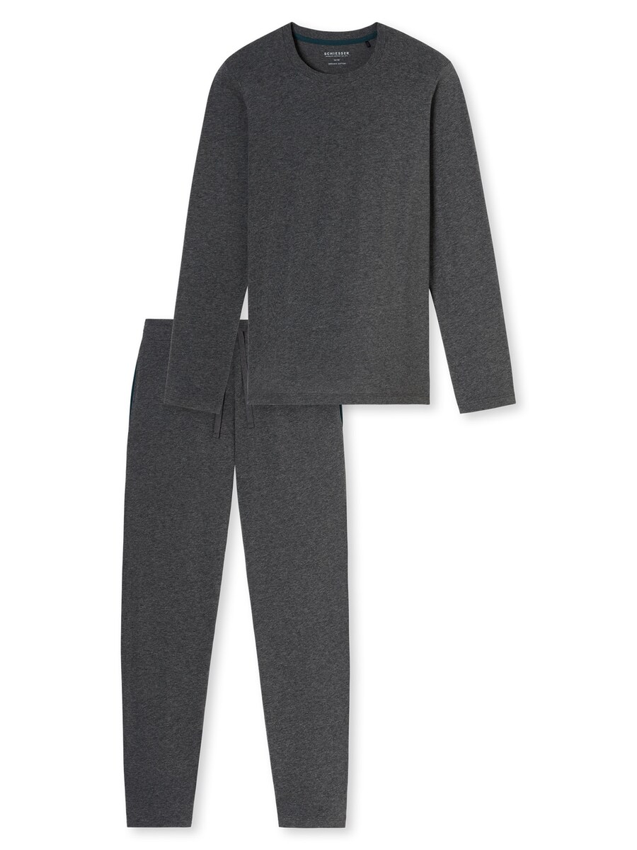 

Длинная пижама SCHIESSER Modern Nightwear, серый
