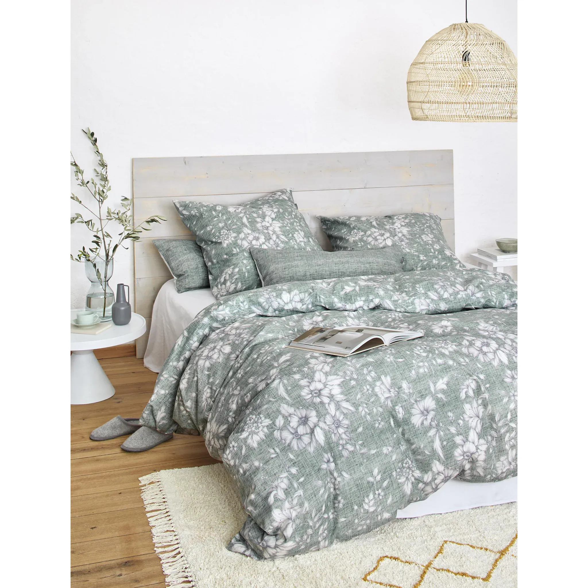 

Постельное белье Irisette «Zobel-HK 8558», бархатисто-мягкое, цвет salbei