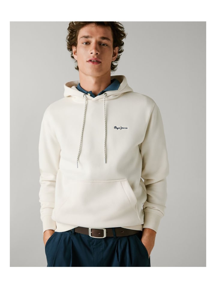 

Толстовка Макбет с маленьким логотипом в необработанном виде Pepe Jeans