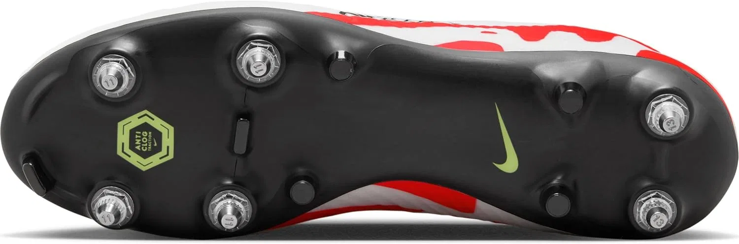 Мужские кроссовки Nike Zoom Steam 15 Acad SG-Pro AcLow, белый/черный/красный — фото 2