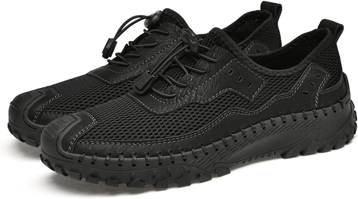 

Мужские повседневные модные сандалии для улицы, закрытые спортивные кроссовки для ходьбы, дышащие, легкие сандалии для прогулок, пляжные сандалии-фишермены Generic, черный