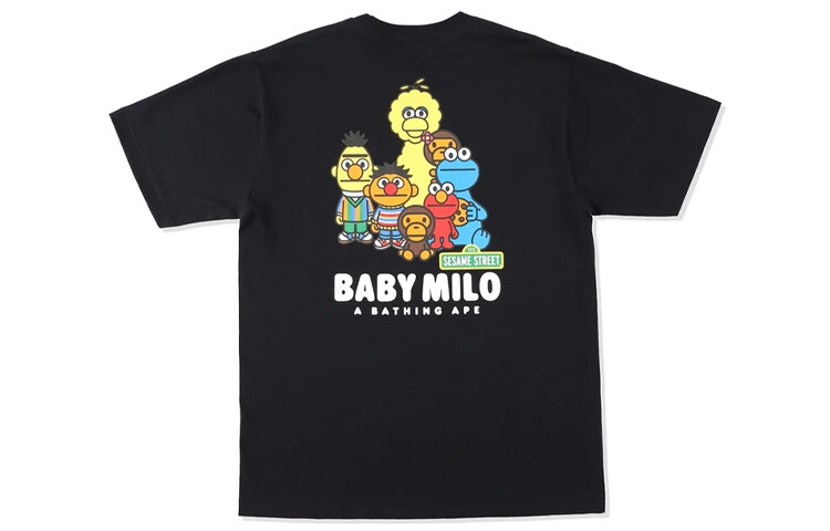 

Футболка Sesame Street X Bape для мужчин A Bathing Ape, белый