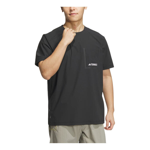 

Футболка national geographic t-shirt 'black' Adidas, черный