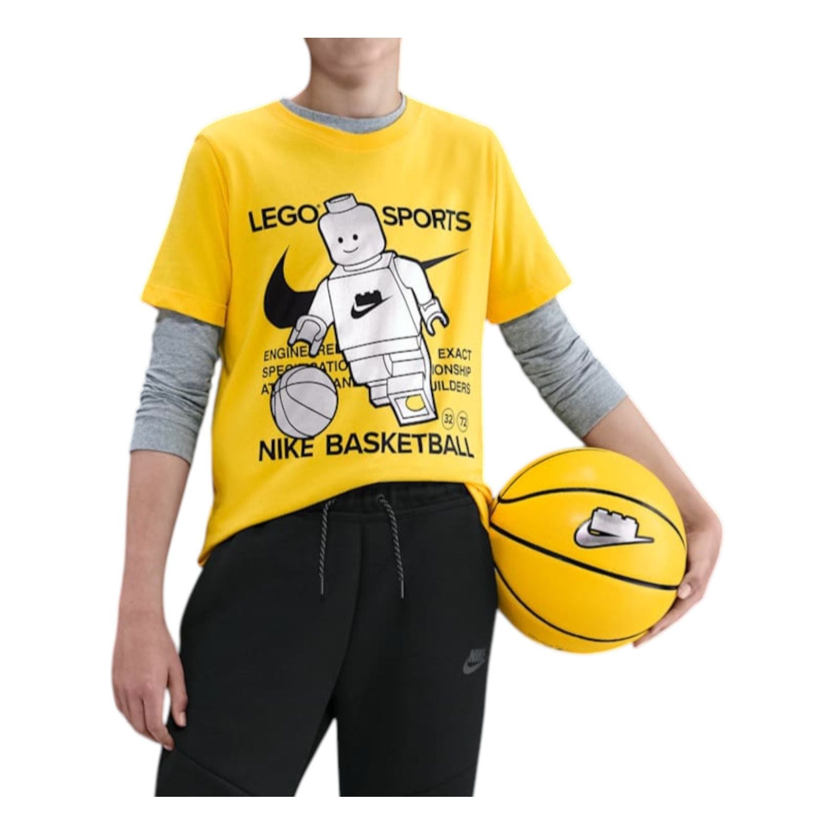 Футболка (GS) Nike x LEGO Collection T-Shirt 'Tour Yellow' — фото 2