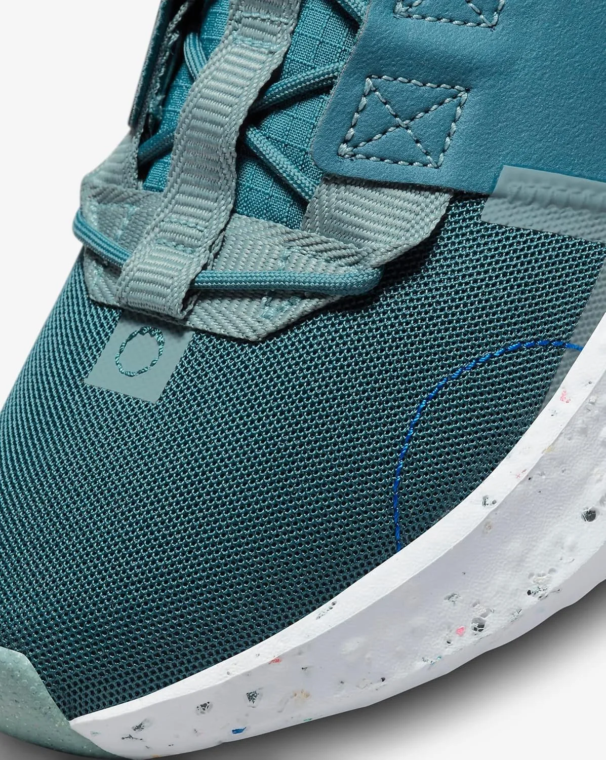 Мужские беговые кроссовки Nike Crater Impact, белый/зеленый/серый — фото 2
