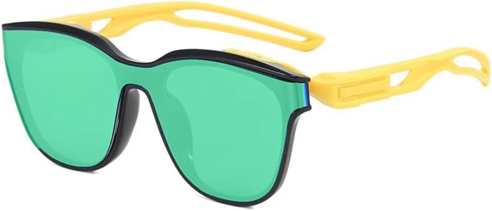 

Винтажные солнцезащитные очки с изогнутыми линзами для женщин и мужчин, панк-стиль, роскошные, для активного отдыха, велоспорта, защита от ультрафиолета UV400 MUTYNE, Mirror Green