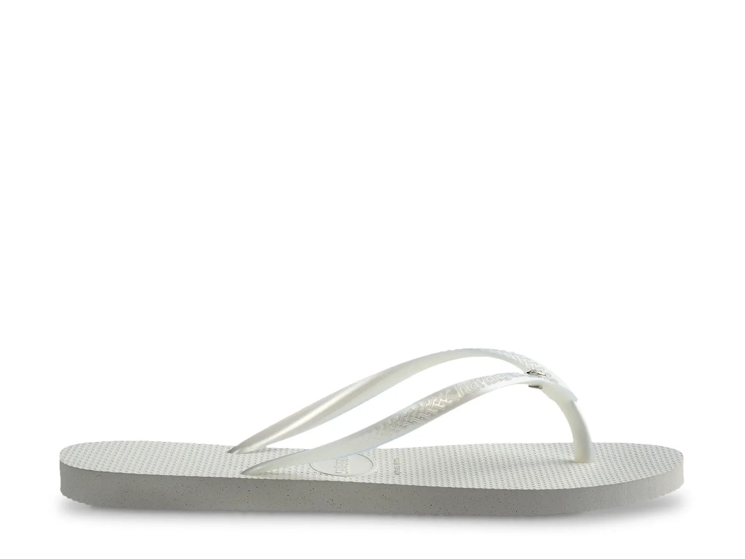 Сандалии Havaianas Slim Crystal SW II Flip Flop - Women's, белый — фото 2