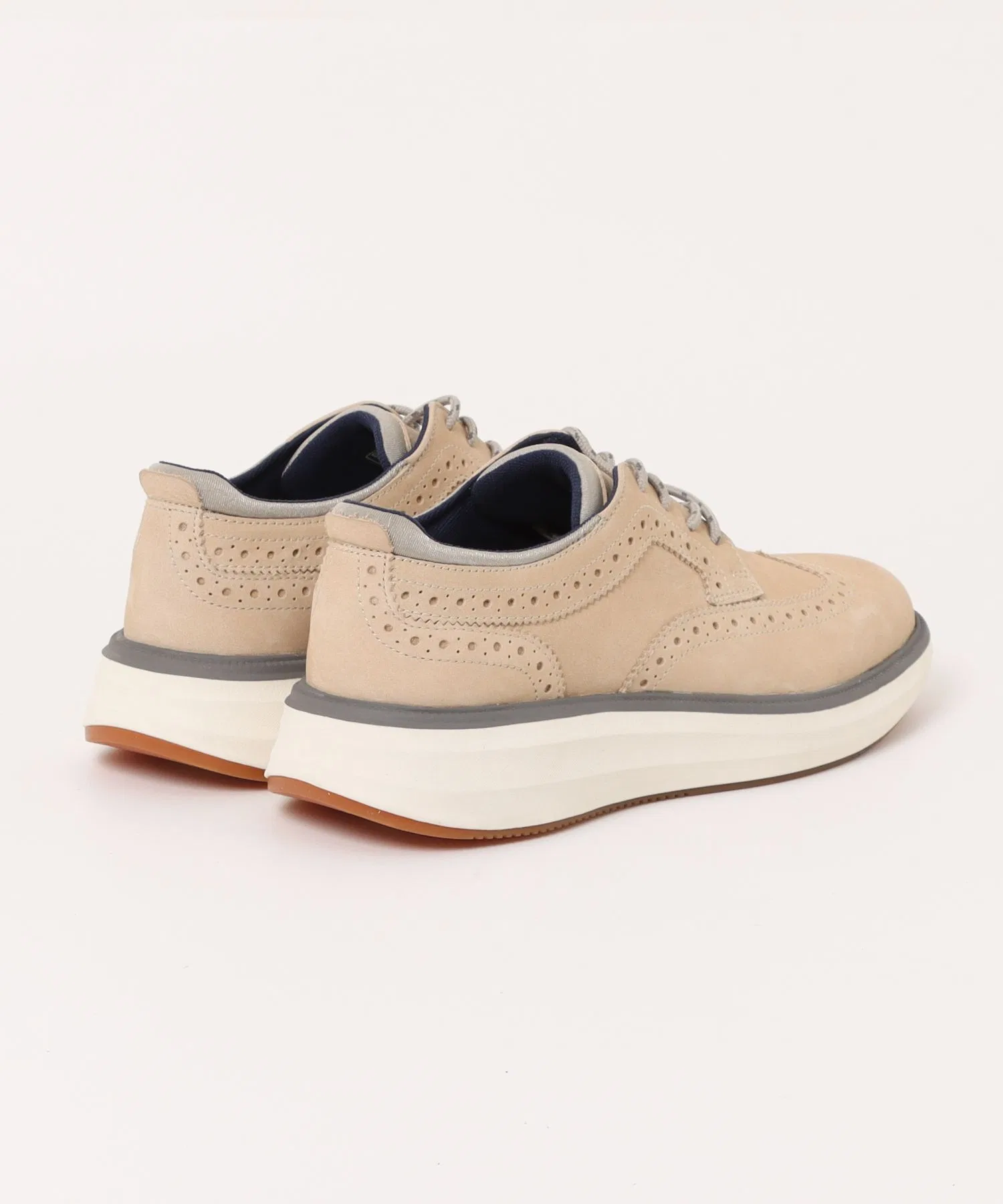 Мужские туфли-оксфорды Stefano Rossi KYLON Wing Tip бежевые — фото 2
