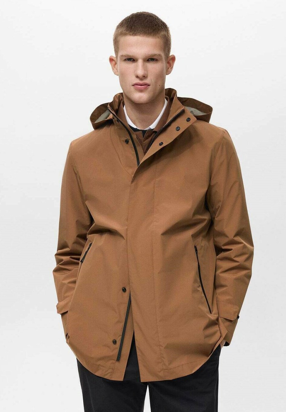 

Короткое пальто ARES Mango, коричневый