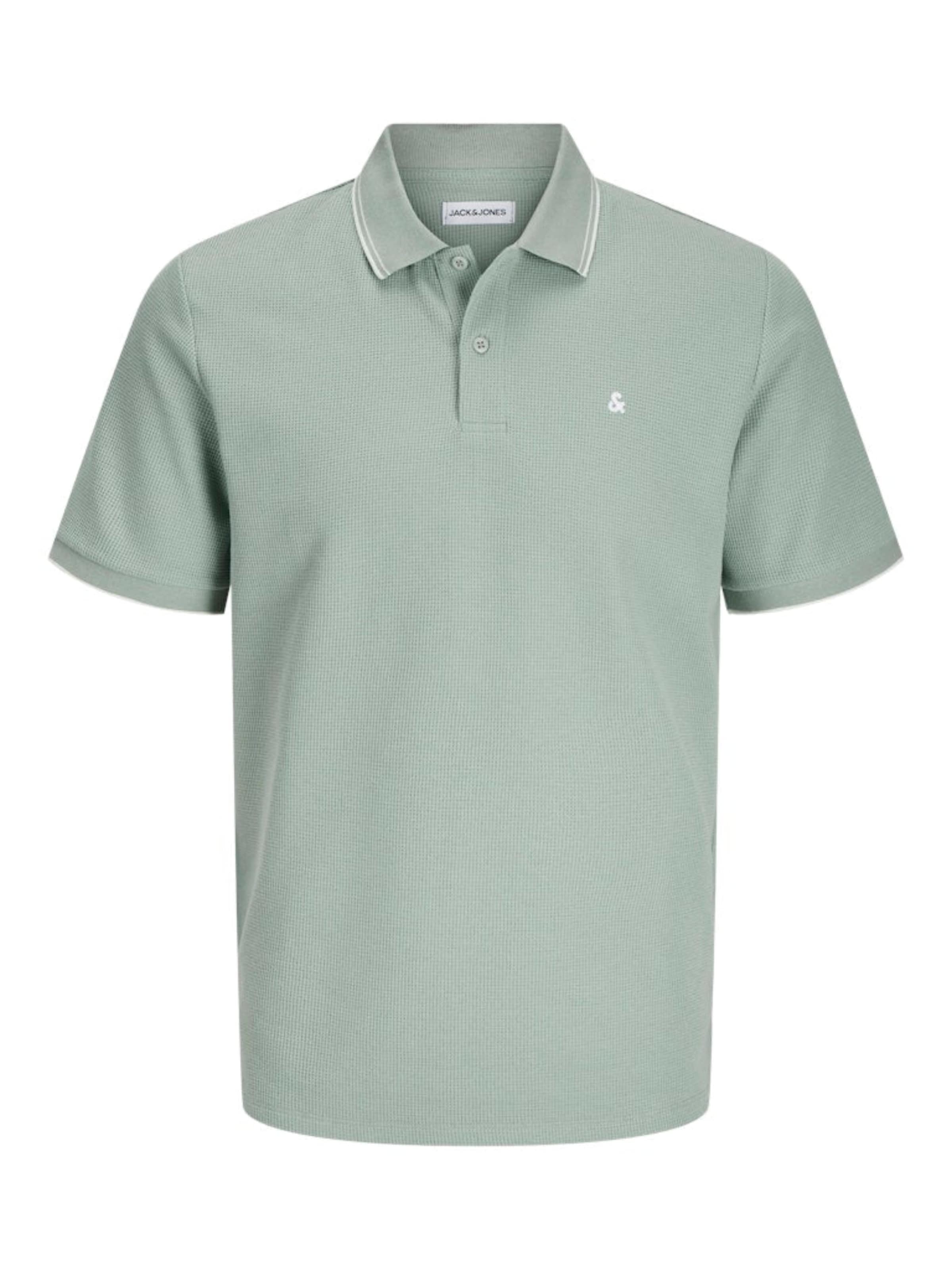 

JACK & JONES Футболка 'JJEAUSTIN POLO ui' в цвете Mint