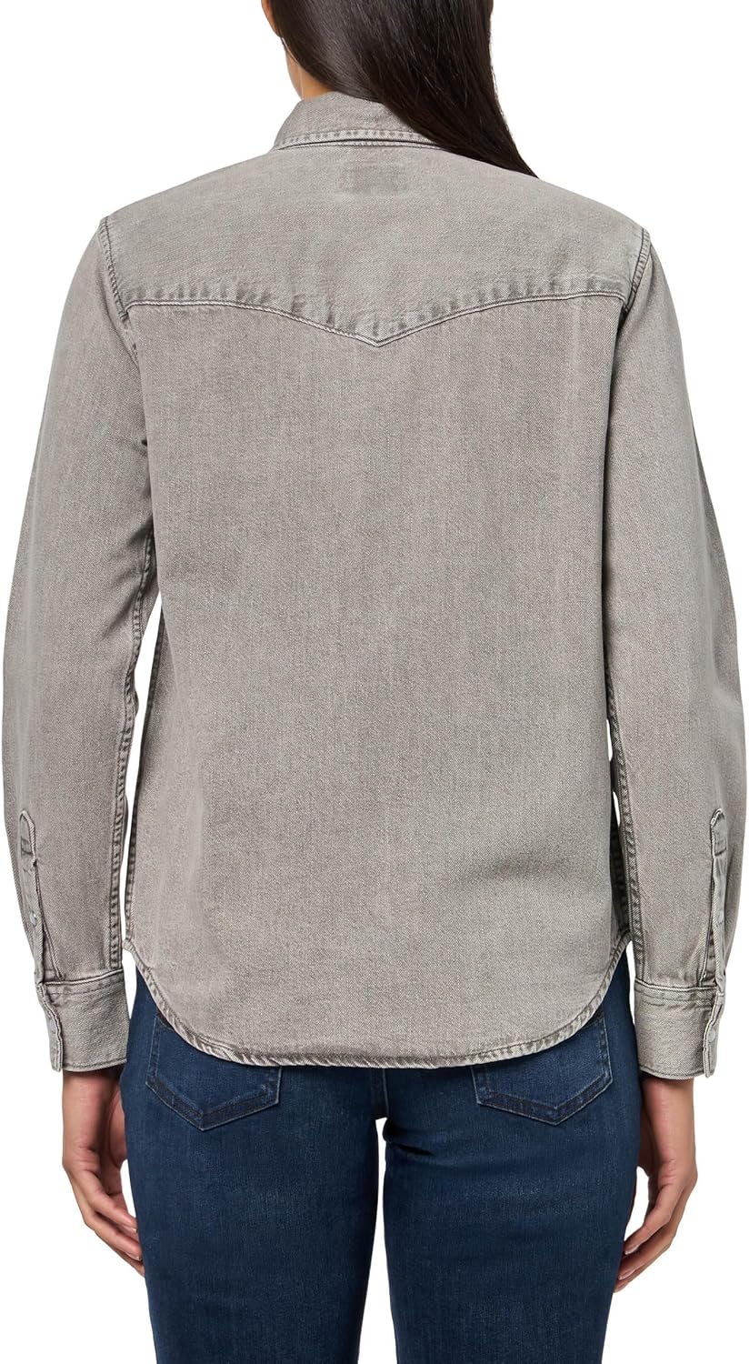 Женская рубашка Levi's Ultimate Western (также доступна в Plus), (новая) Laser Craft 2, (New) Last Laugh — фото 2