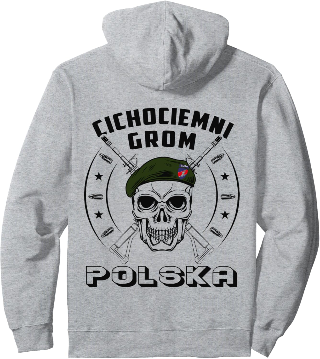 

Толстовка польского спецназа Zednostoka Wojskowa GROM Military, серая, S Poland Patriot Cichociemnych Spadochroniarzy Jw, Серый, Толстовка польского спецназа Zednostoka Wojskowa GROM Military, серая, S Poland Patriot Cichociemnych Spadochroniarzy Jw