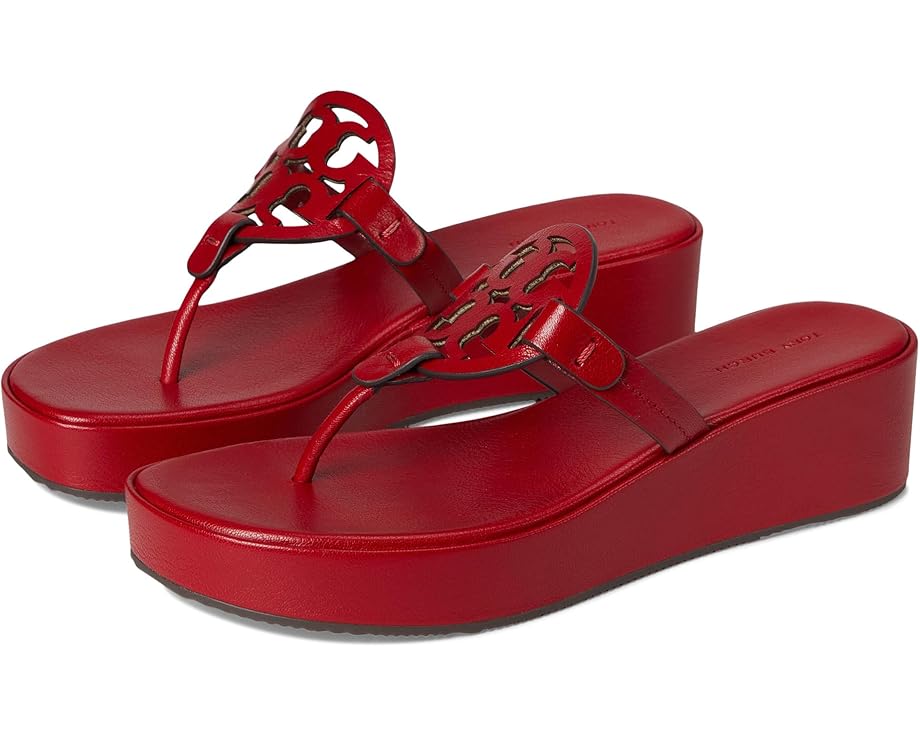 Сандалии Tory Burch Miller Wedge 25Mm, цвет Tory Red