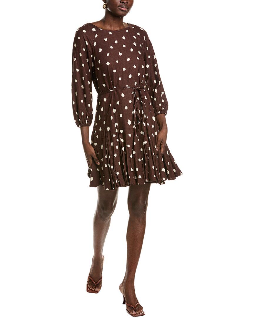 

1. STATE Мини-платье 1.State, коричневый