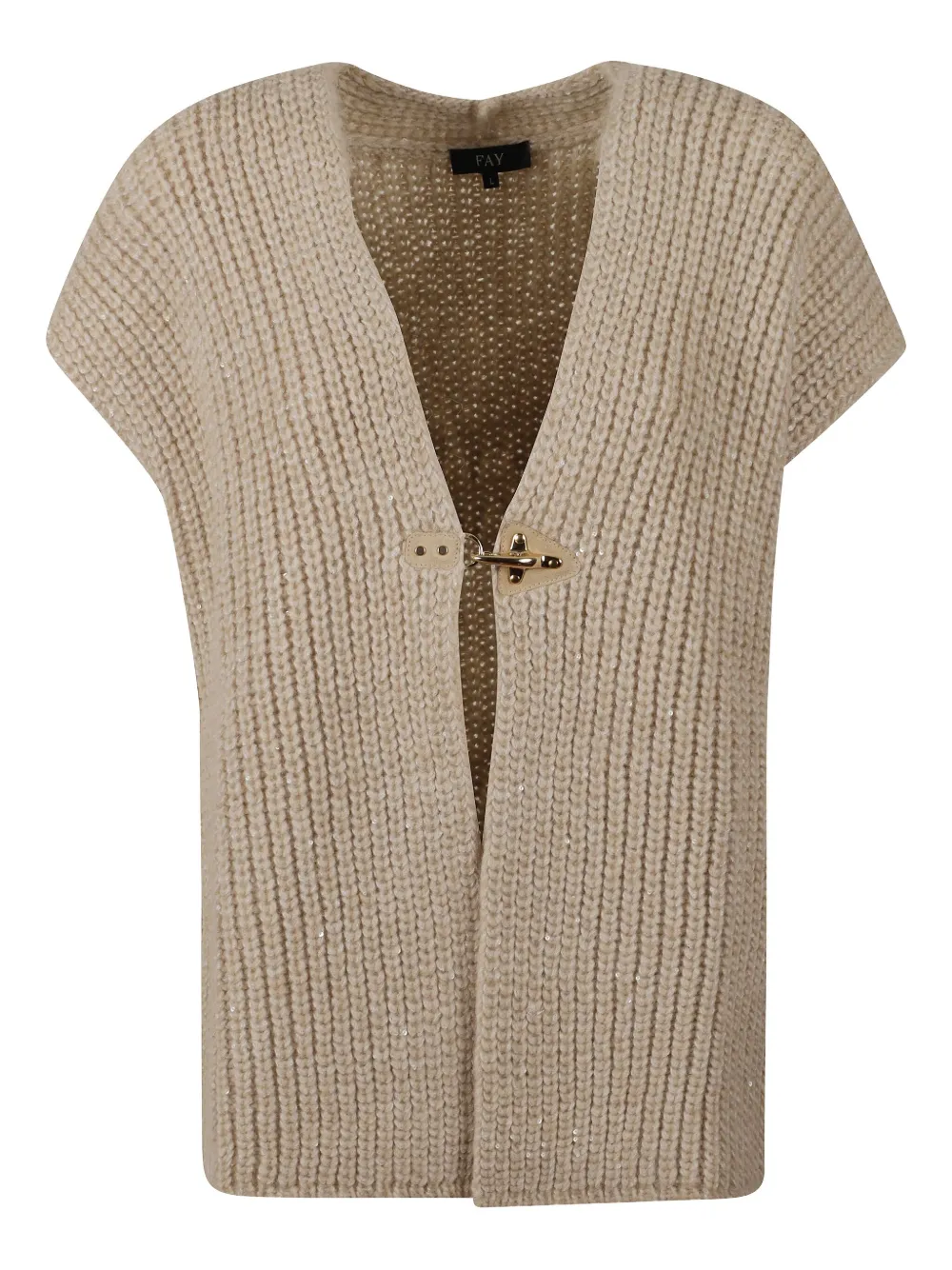 

Жилет, украшенный пайетками Fay, нейтральный