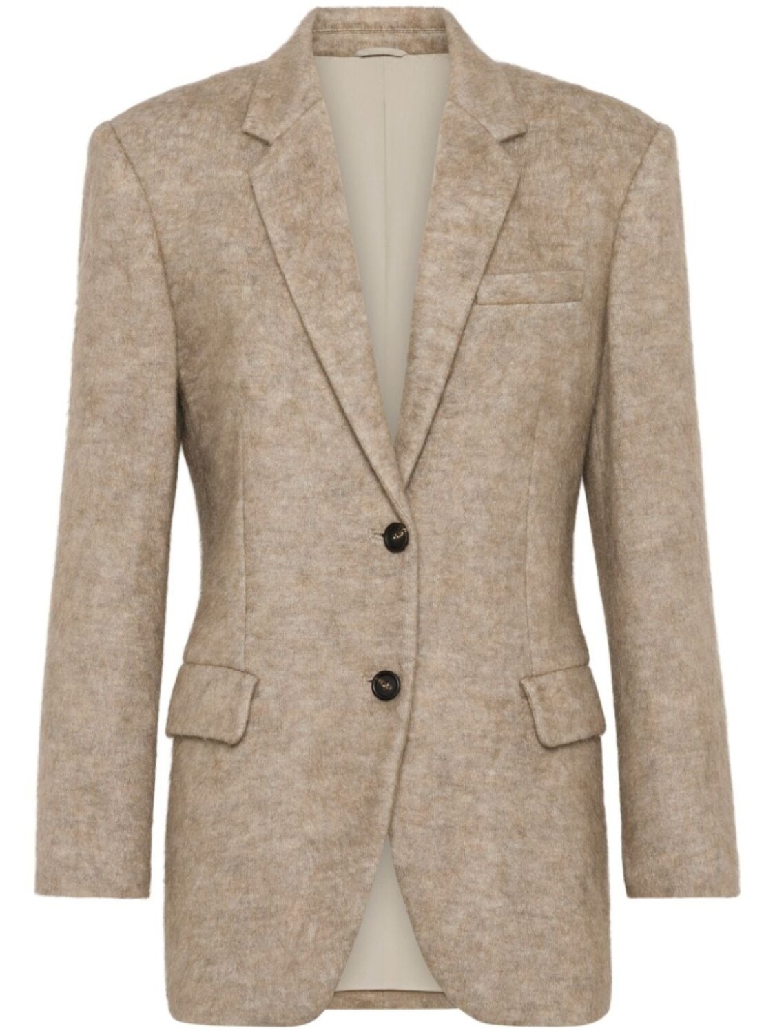 

Brunello Cucinelli пиджак с декором Monili, нейтральный цвет