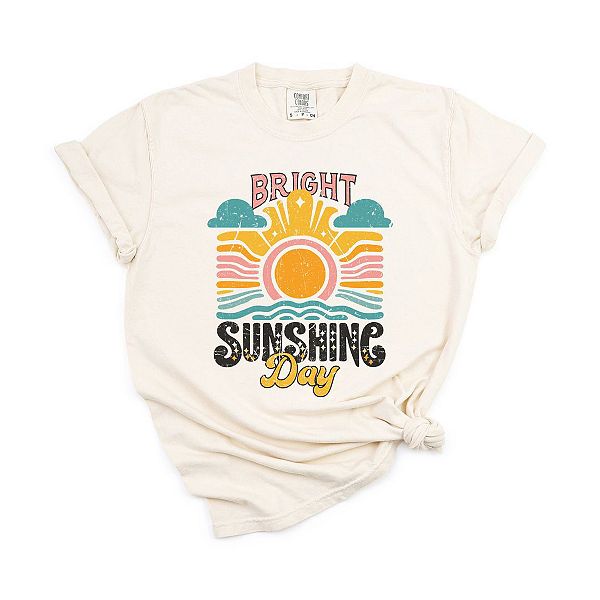 

Футболка Bright sunshine day garment dyed Simply Sage Market, Ivory, Зеленый, Футболка Bright sunshine day garment dyed Simply Sage Market, Ivory