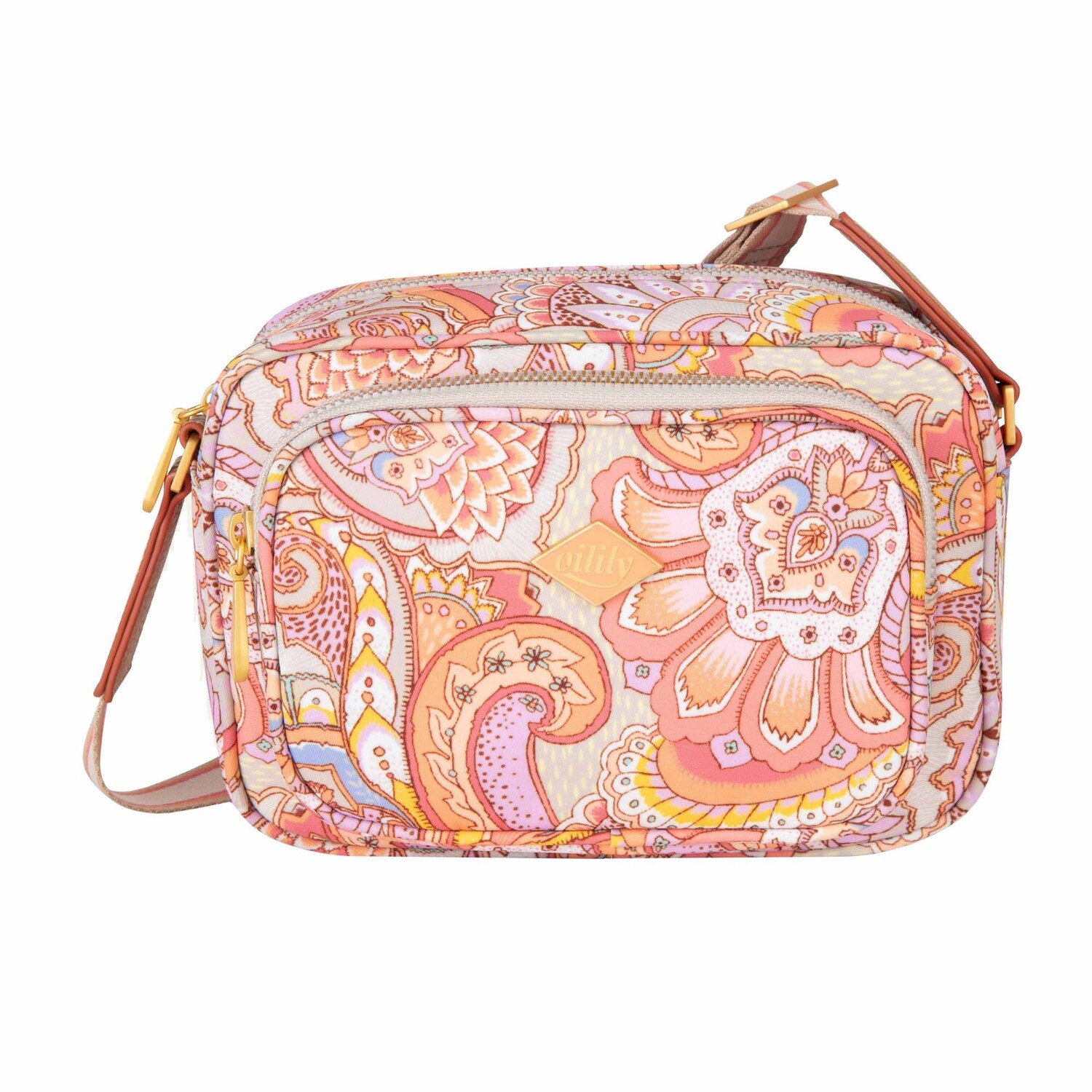 

Сумка через плечо Oilily Paisley Elio Salina Umhängetasche 20 см, цвет Sand Dollar