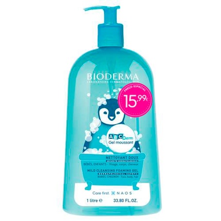

Пенящийся гель Abcderm 1000 мл по специальной цене Bioderma