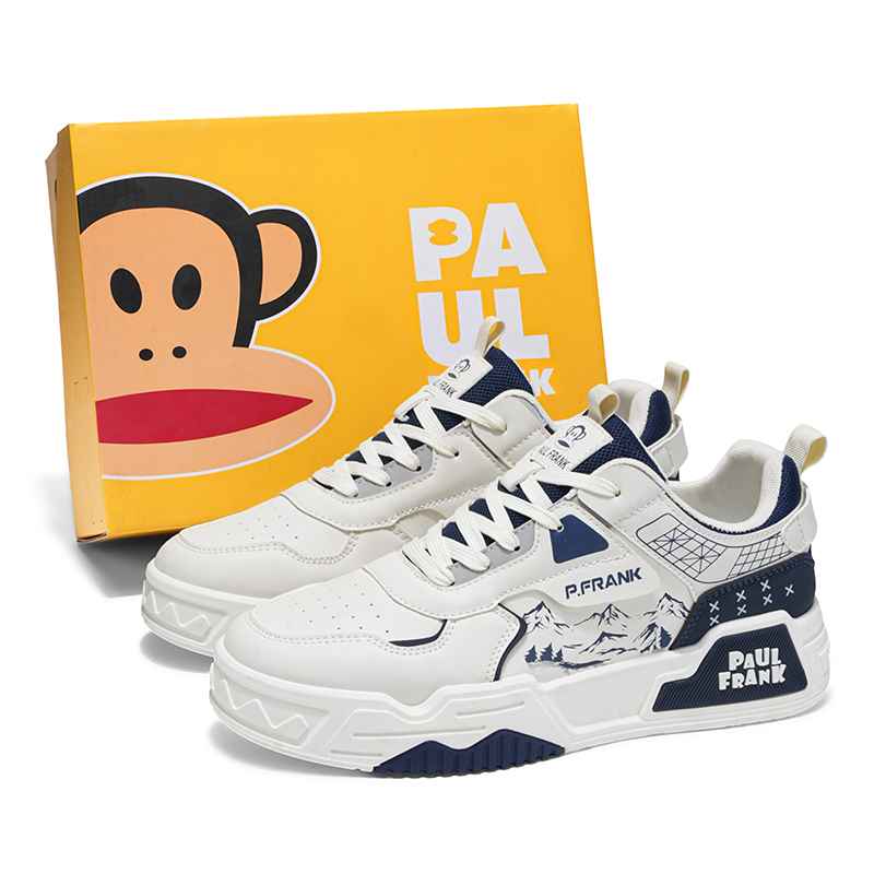 

PAUL FRANK Низкие дышащие легкие скейтерские кеды мужские - темно-синие, цвет Dark Blue