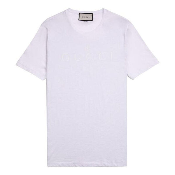 

Футболка classic logo t-shirt 'white' Gucci, белый