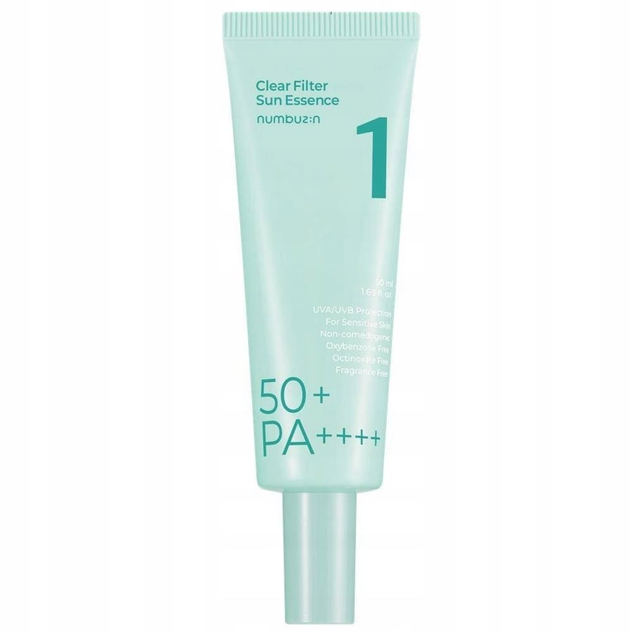 Эссенция Numbuzin — No.1 Clear Filter Sun Essence SPF50+ PA++++ увлажняющая для лица с фильтром, 50 мл — фото 2