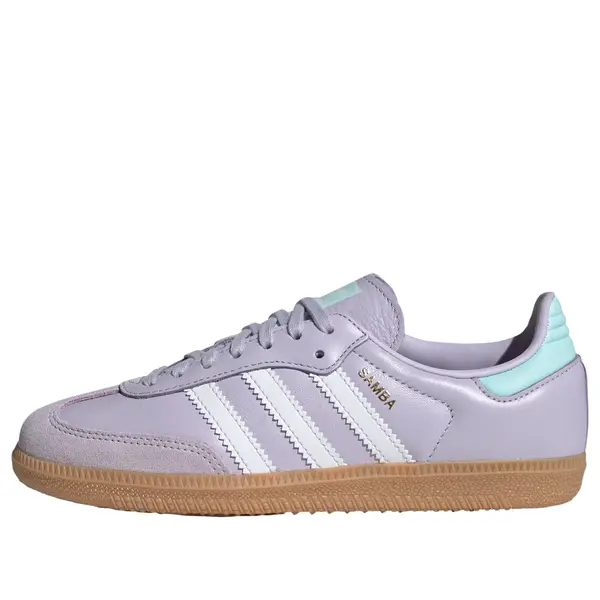 

Кроссовки samba og 'silver dawn white aqua' Adidas, фиолетовый