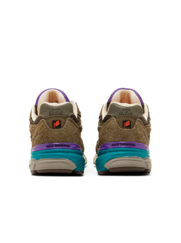 Кроссовки ycmc x 990v3 сделано в сша New Balance, зеленый — фото 4