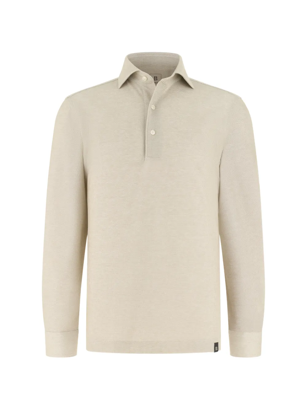 

Джемпер-поло с длинными рукавами Boggi Milano, бежевый