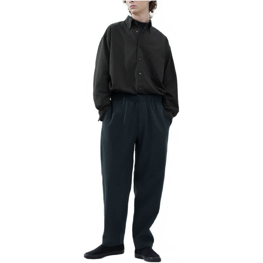 FW23 U Series Повседневные брюки унисекс Морской синий Uniqlo, цвет Sea Blue — фото 3