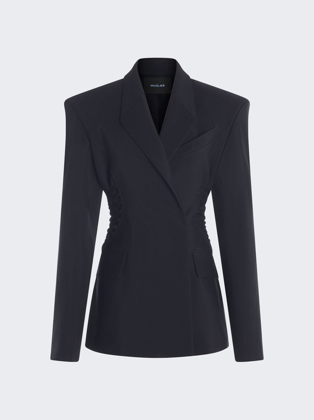 

Куртка со шнуровкой Mugler, черный