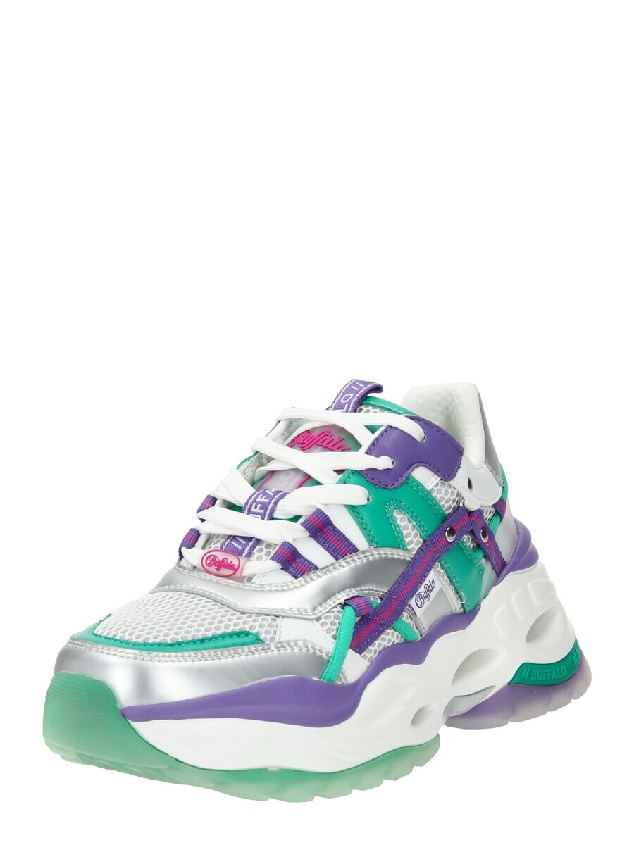 

Кроссовки Buffalo, цвет Green/Purple/Silver