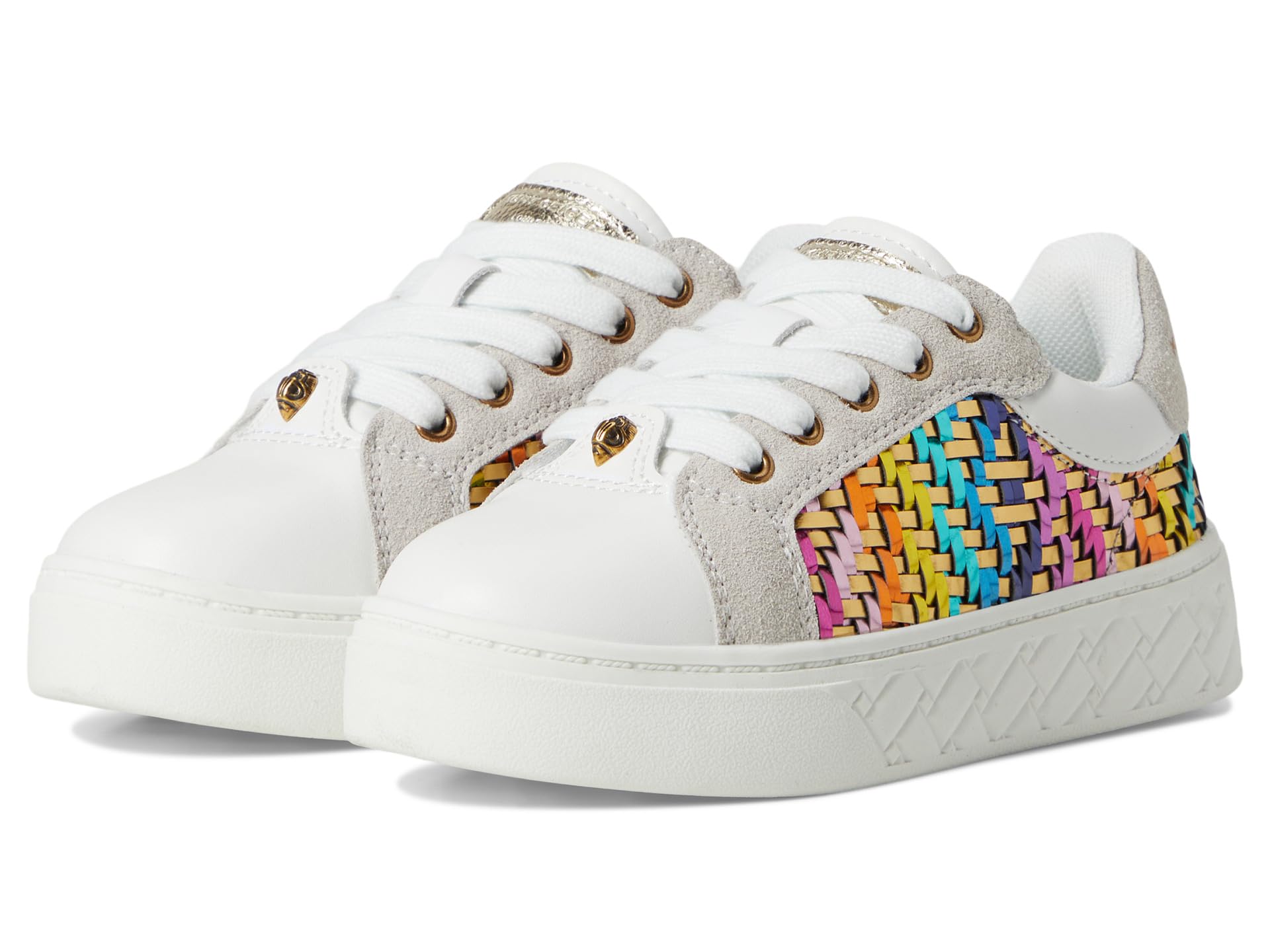 Туфли Kurt Geiger London Kids Mini Kensington Cupsole, цвет White Gold