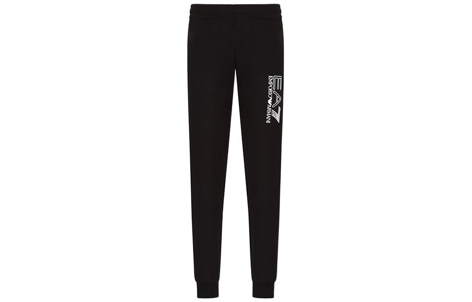 

EA7 SS22 Вязаные спортивные брюки мужские черные EMPORIO ARMANI