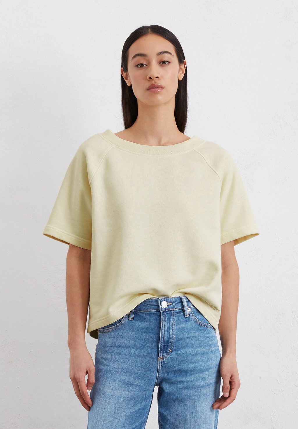 

Базовая футболка KURZARM-LOOSE Marc O'Polo, белый