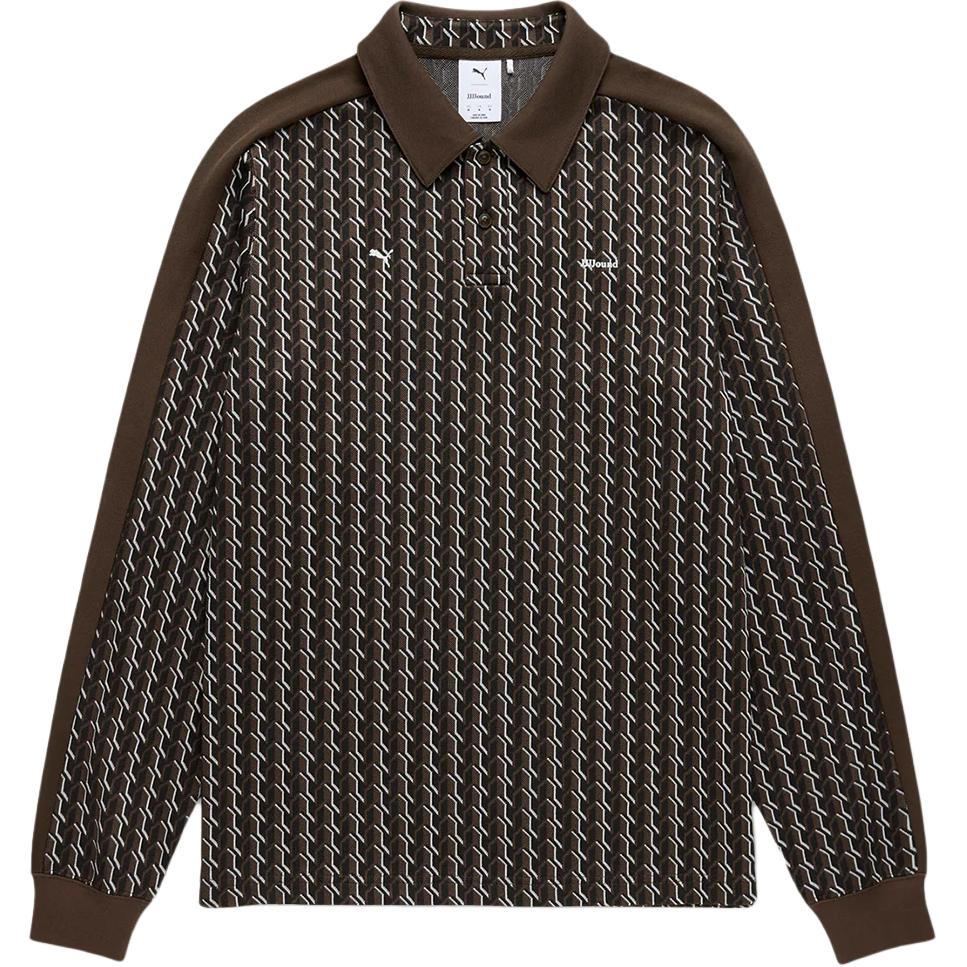 

Футболка JJJJound T7 Polo Unisex PUMA, коричневый